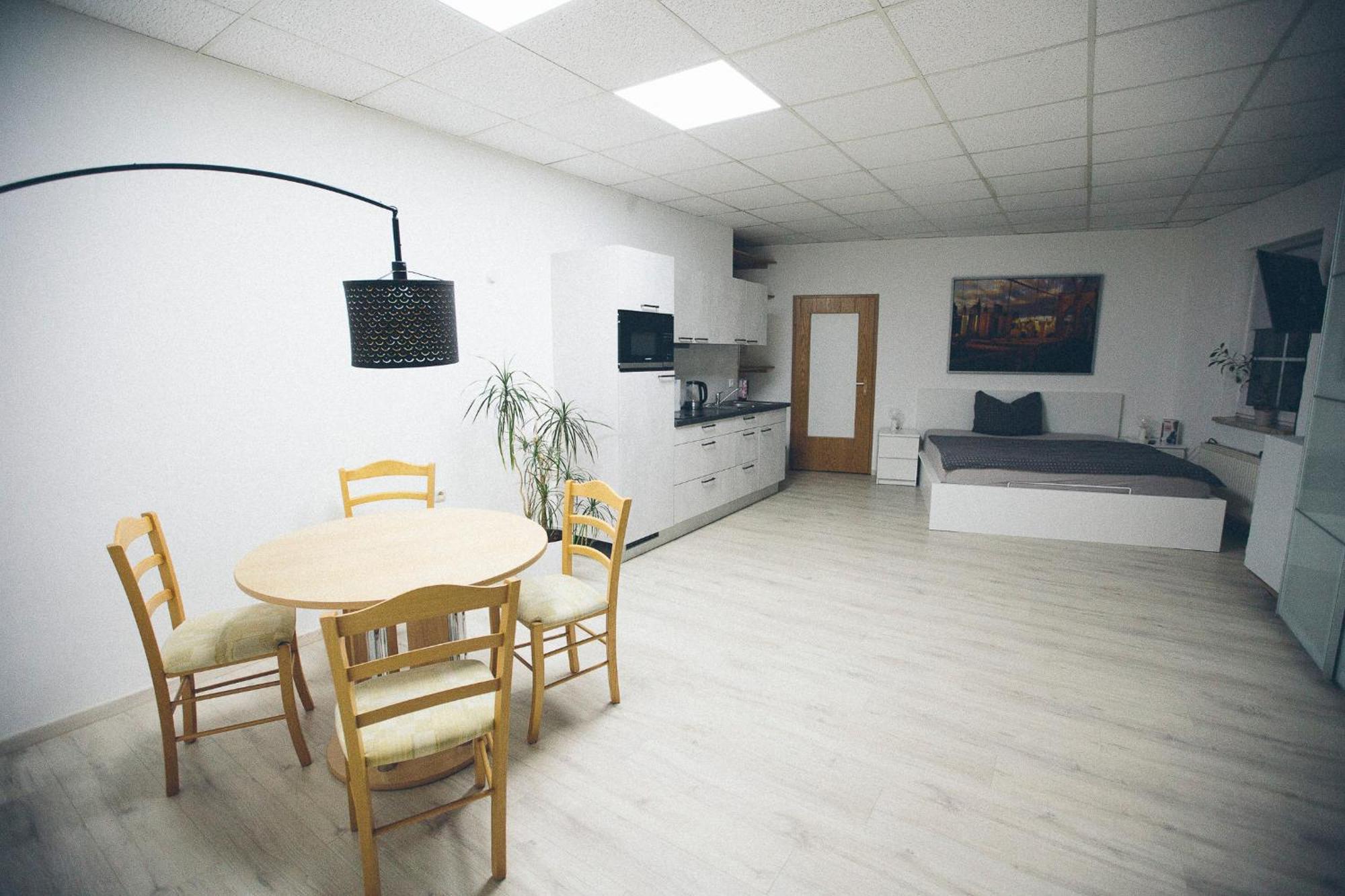 Grosse & Voll Ausgestattete Apartments, Studios, Doppelzimmer, Workspace, Parkplatz, Netflix, Prime & Schnelles Wifi In Ruhiger Lage Mit Garten Rudolstadt Eksteriør bilde